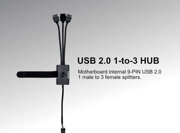 Lian Li PW-U2HB USB-omvandlare 1 USB till 3 USB