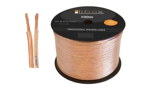 Kaiutinkaapeli Libox 2x4.00, 100m (LB0048)