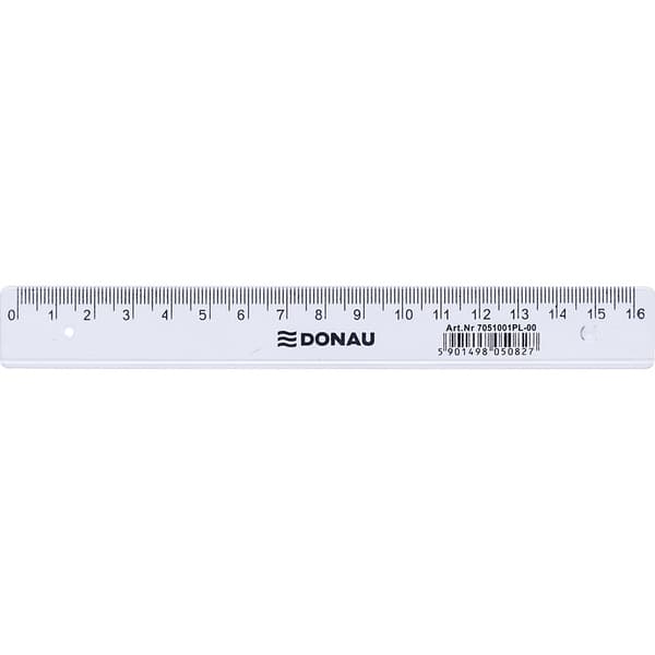 Donau lineal 16cm, transparent