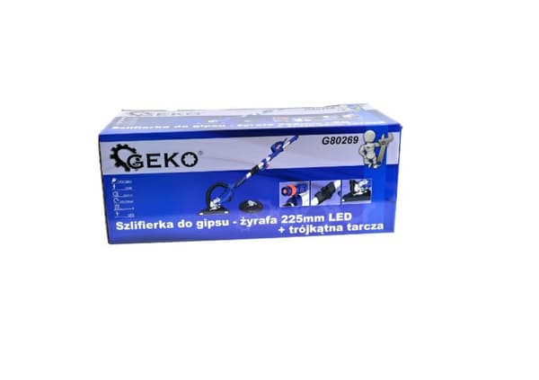 GEKO PUDSEFRÆSER/GIRAFFE 225mm LED+