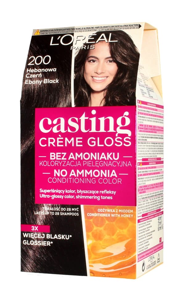 Casting Creme Gloss Farvecreme Nr. 200 Ebony Czern
