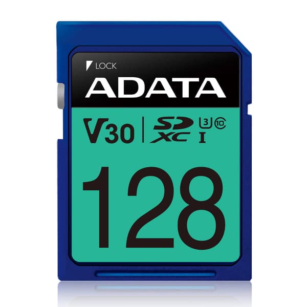 ADATA Premier Pro SDXC 128GB 100R/80W UHS-I U3 Class 10 A2 V30S
