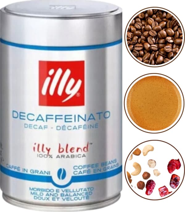 illy Espresso Decaffeinato papukahvi 250 g