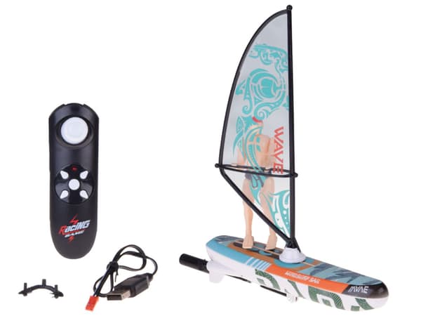 Fjärrstyrd, lysande WINDSURFER flytande med fjärrkontroll RC0740