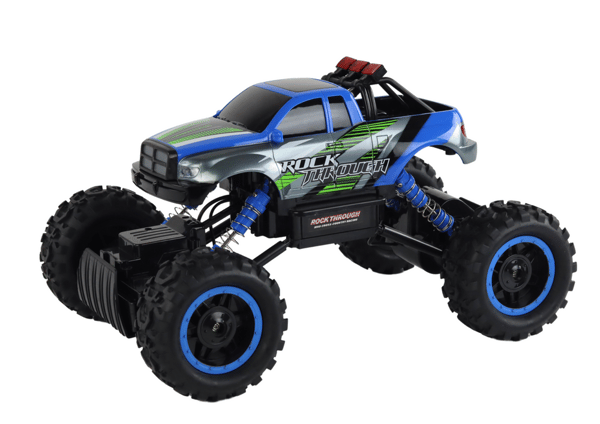 Maastoauto sininen R/C 1:14 2.4G