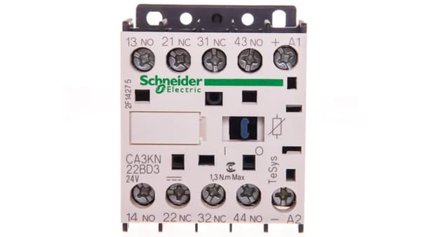 Hjælpekontaktor 10A 2S 2B 24V DC CA3KN22BD3