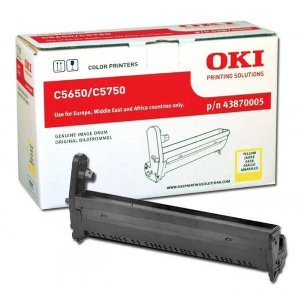 OKI Trumenhet 43870005 - Gul