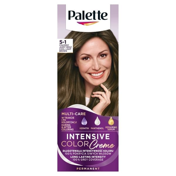 Palette Intensive Color Creme Farvecreme Nr. 5-1 Cool Lys Brun 1stk.