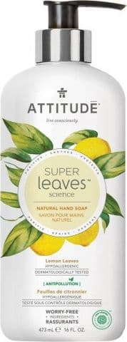 Attitude Attitude, Super Leaves, Kræftsæbe, Lime Lime, 473ml