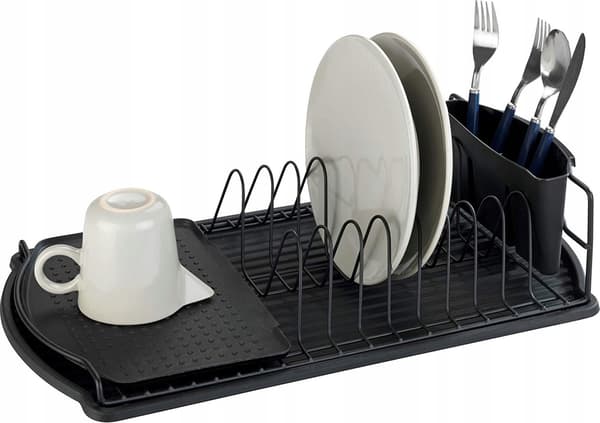 Wenko Tørrestativ BASIC, 47 x 26 cm, sort, WENKO