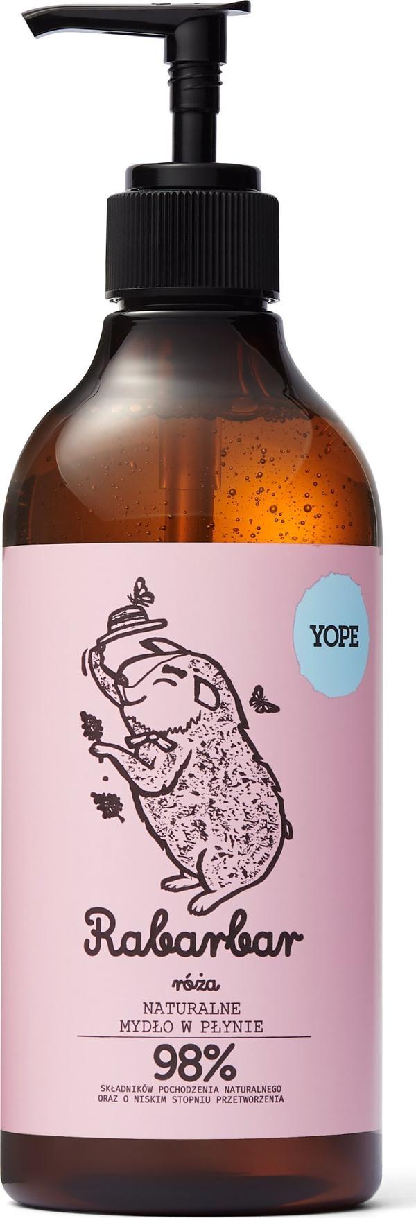 Yope Flydende Sæbe RABARBER og ROSE 500ml