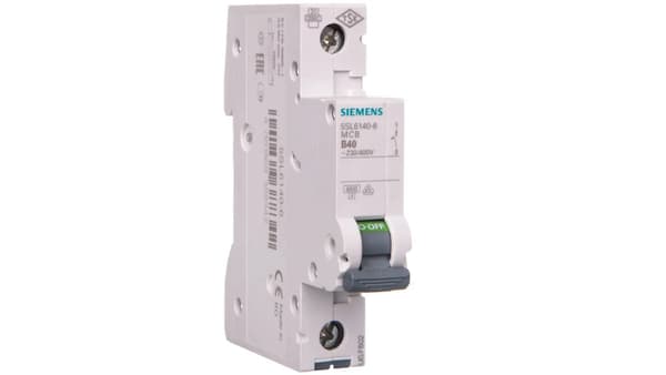 Siemens Adapterikytkin 1P B 40A 6kA AC (5SL6140-6)