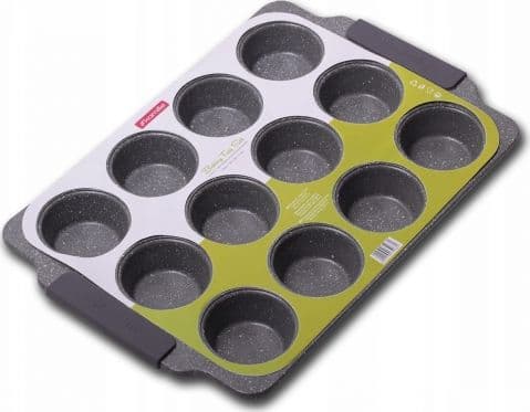 Kamille Form för bakning av 12 muffins i stål