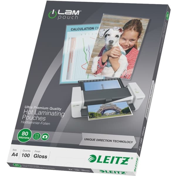 Leitz - 100 - A4 - lamineringslommer