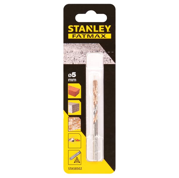 Stanley borebit til beton trekant 5mm (STA58502)