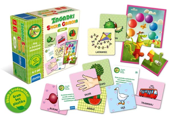 Granna Game Obibok's Dragon Riddles Green