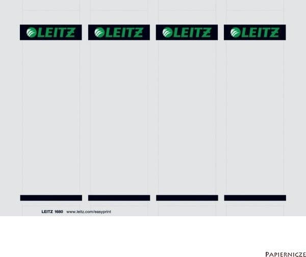 Leitz PC RYGGETIKETTER LEITZ LAF/80mm 100