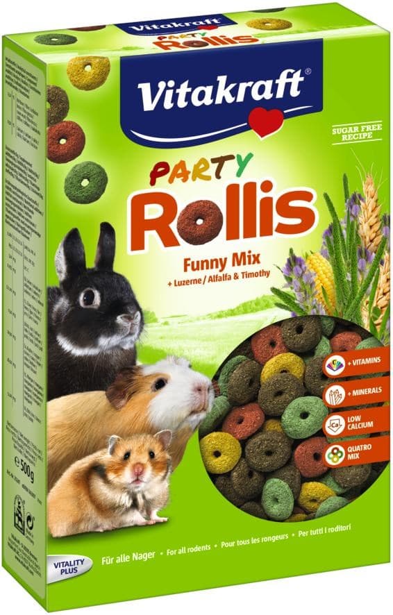 VITAKRAFT Rollis Party - delikatesse til gnavere 500g