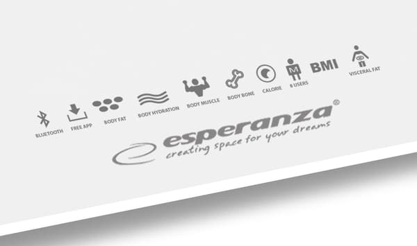 ESPERANZA 8IN1 BT VÆGT B.FIT HVID
