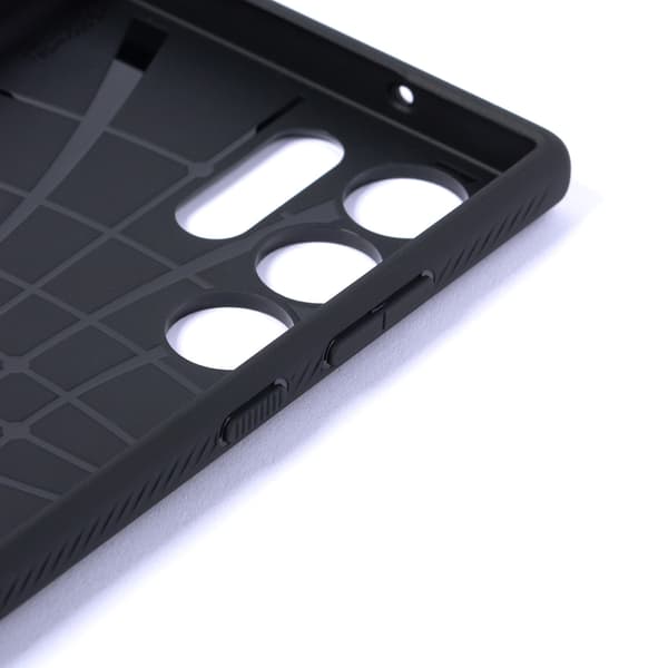 SPIGEN Liquid Air cover til SAMSUNG S23 ULTRA mat sort