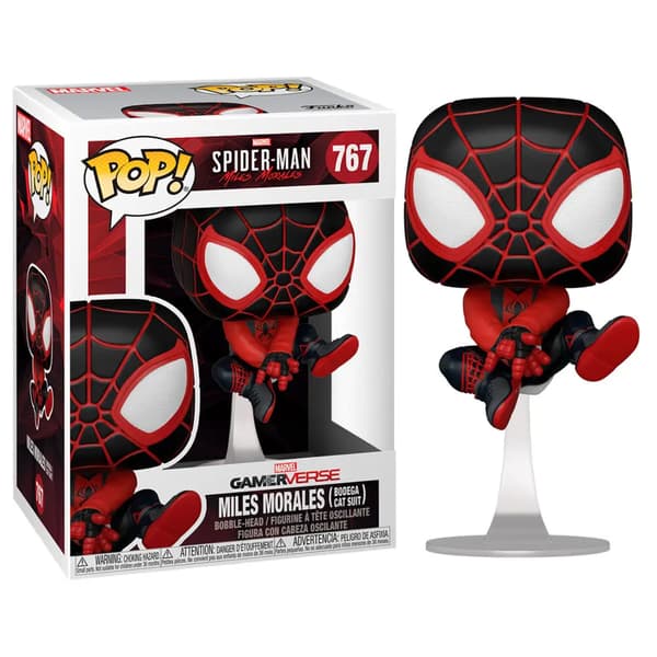 POP-figur Marvel Spiderman Miles Morales Bodega Cat Suit