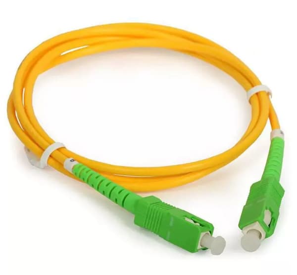 MicroConnect SC/APC-SC/APC 15m OS2 Simplex Fiber Patchkabel Singlemode Simplex LSZH