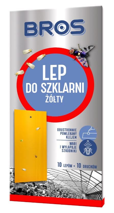 LEP FÖR VÄXTHUS GUL 10 ST