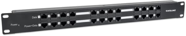 Intellinet strømforsyning - 12p POE panel