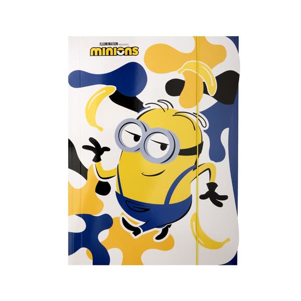 Portfölj med resår A4 Minions Barn