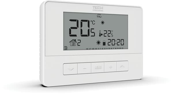 Tech Trådlös Rumstermostat, Tvåläges T-4.2 Vit STT-4.2WH
