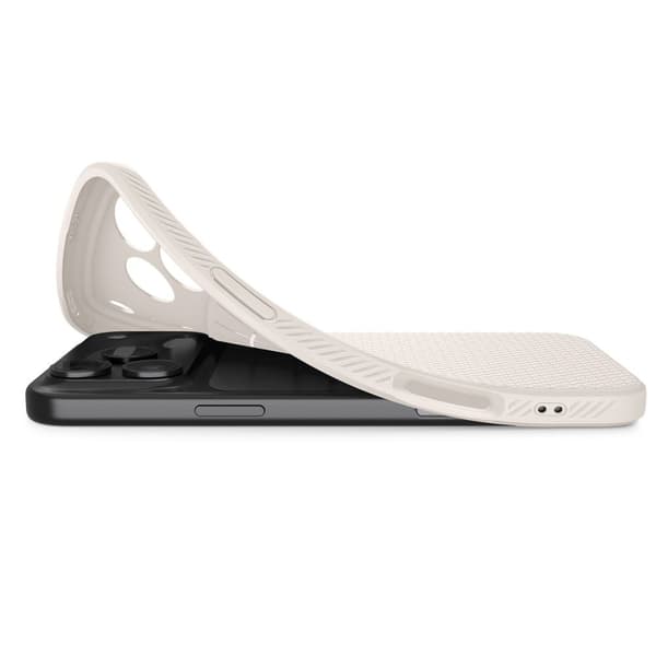 Spigen Liquid Air, naturlig titanium - iPhone 17 Pro Max