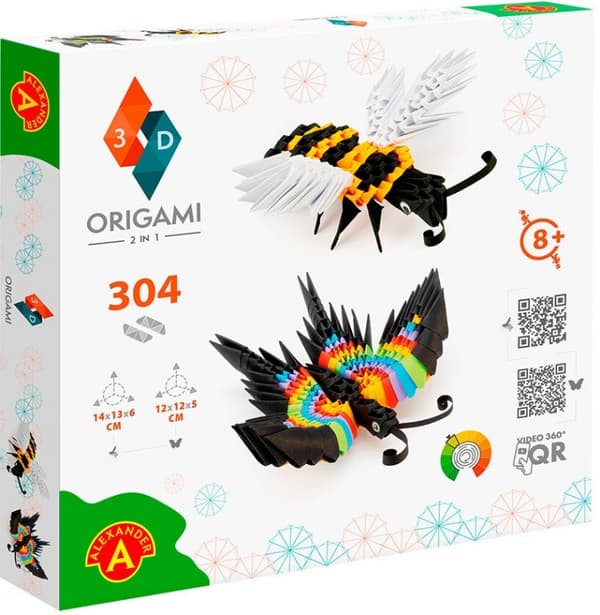 ORIGAMI 3D FJÄRIL, BI 304 ELEMENT