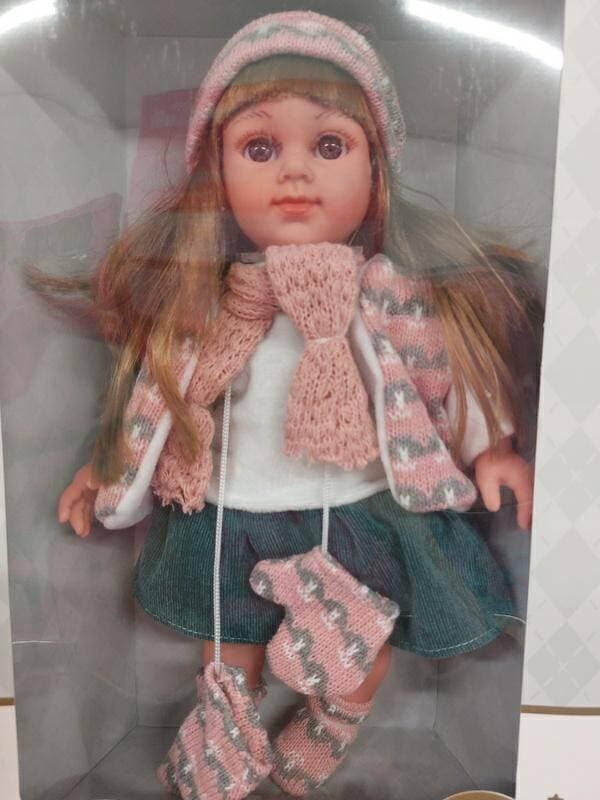 Docka i vinterkläder 35cm