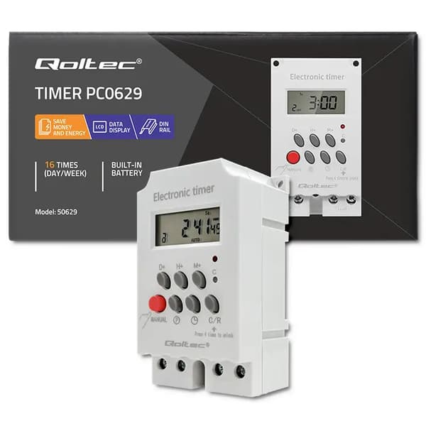 Electronic timer         PC0629, DIN r
