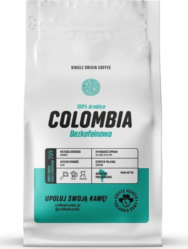 Malet kaffe Coffee Hunter Colombia Koffeinfritt 250 g