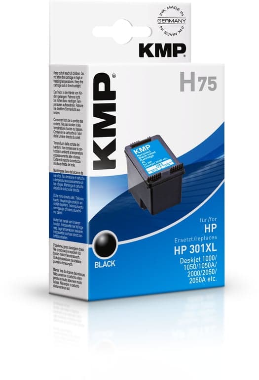 KMP H75 - sort - blækpatron (alternati