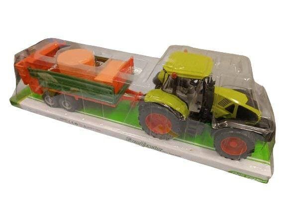 Traktor med landbrugsmaskine