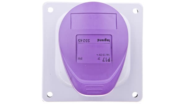 Tavlestik 2P 16A 24V lilla IP44 P17 055245