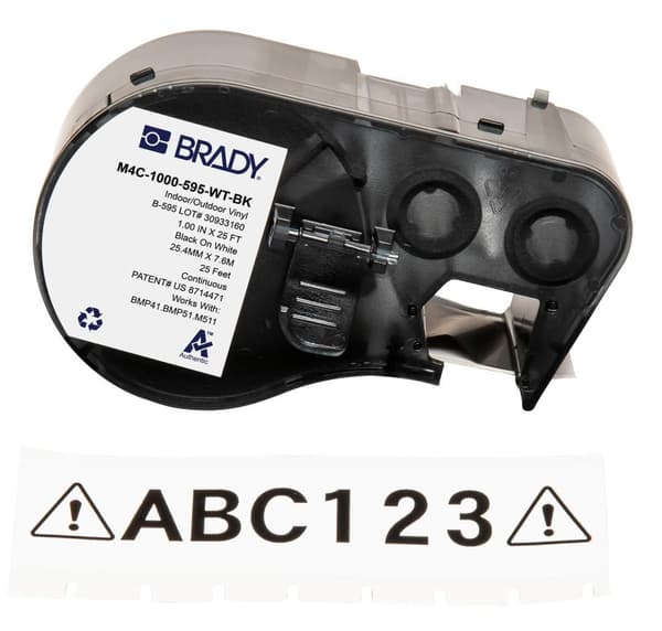 Brady BMP41/BMP51/BMP53/M511 Etikettskrivartejp