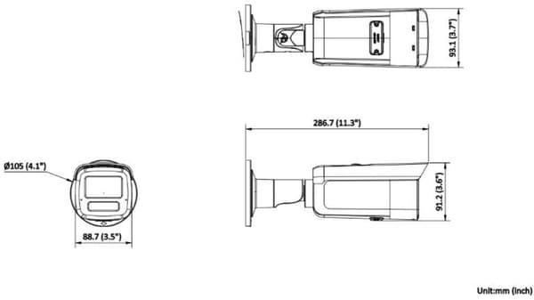 DS-2CD2T63G2-4LI (2.8MM) 6MP IP-kamera Acusense Smart Hybrid Light