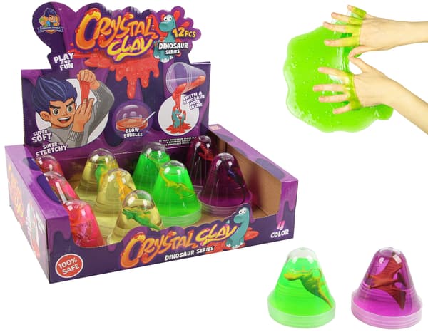 SLIME MAGISK MASSE MED DINOSAUR 150g