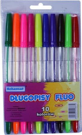 Fluorescerende Længder 10 Farver