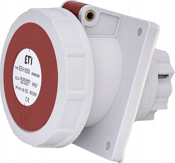 63A, 400V, 3P+N+PE, Tavlestik, IP67 EEH 6353 004482089