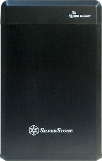 Ficka SilverStone 2.5\" SATA - USB 2.0 Treasure TS01 Svart (SST-TS01B)