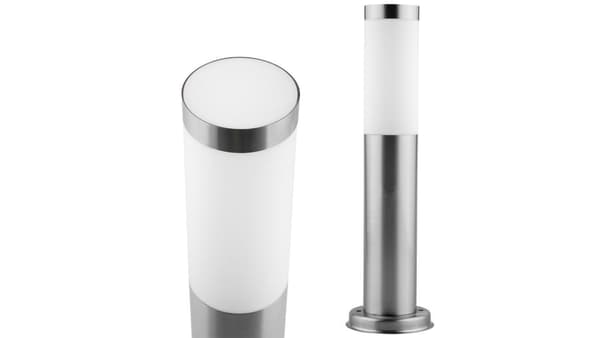 Utomhus trädgårdslampa E27 INOX SLUPEK 45cm Lilium Lumiled