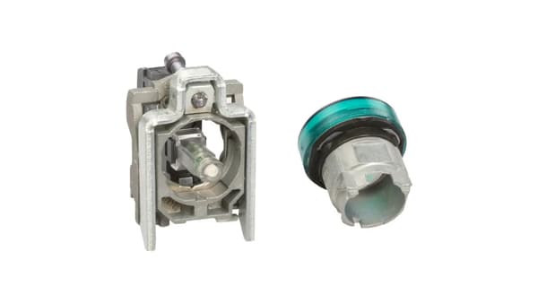 Signallampe 22mm grøn 230-240V AC LED XB4BVM3
