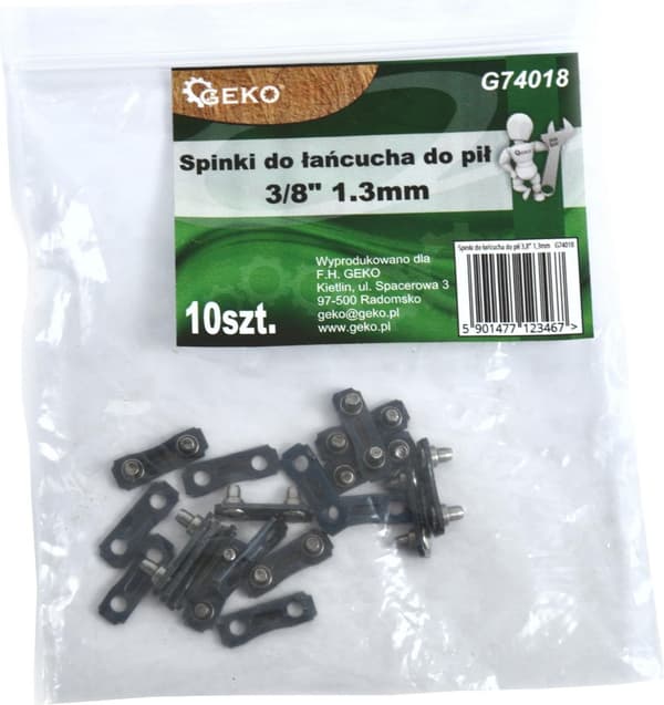 Kedjeklämmor för sågar 3.8\" 1.3mm (10/5000)