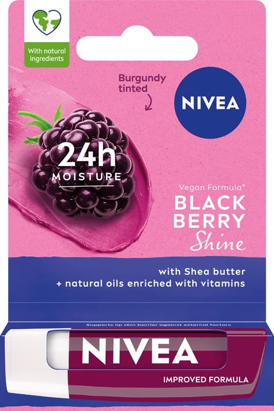 NIVEA LÄPPSTIFT OCH.Blackberry SHINE 85286