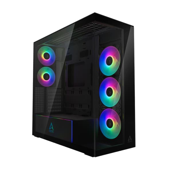 ARCTIC PC-kotelo Xtender (Mirror Black) Premium - Midi - musta
