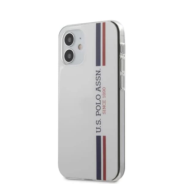 US Polo USHCP12SPCUSSWH iPhone 12 mini 5,4\" vit/white Tricolor Collection